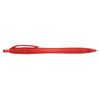 Bullet Translucent Red Cougar Retractable Ballpoint Pen
