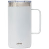 Perka White Wayfarer 24 oz. 304 Stainless Steel Mug