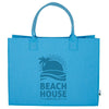 Logomark Light Blue Remy Recycled Gussetted Tote Bag