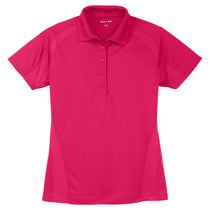 Sport-Tek Women's Pink Raspberry Dri-Mesh Pro Polo