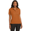Port Authority Women's Texas Orange Silk Touch Polo