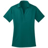 Port Authority Women's Teal Green Performance Poly Polo