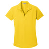 Port Authority Women's Yellow Dry Zone Grid Polo