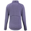 Cutter & Buck Women's College Purple Heather Peshastin Eco Recycled Half Zip Pullover