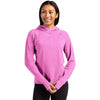 Cutter & Buck Women's Gelato Heather Adapt Knit Recycled Heathered Hooded Pullover
