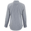 Cutter & Buck Women's Black/White Skyline Epic Confidence Recycled Gingham Long Sleeve Dress Shirt