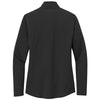 Port Authority Women's Deep Black Dry Zone UV Micro-Mesh 1/4 Zip