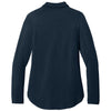 Port Authority Women's River Blue Navy Luxe Knit Button Tunic