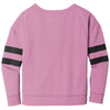 New Era Women's Lilac Heather Tri-Blend Fleece Varsity Crew