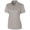 Clique Women's Silver S/S Ice Pique Polo