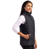 Clique Women's Black Elevation Eco Full Zip Puffer Vest