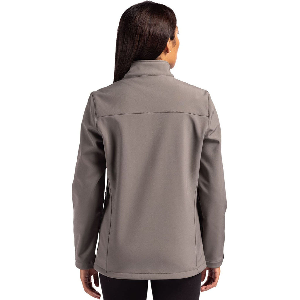 Clique Women's Pure Slate Tempest Waterproof Full Zip Softshell Jacket