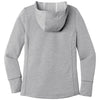 Sport-Tek Women's Light Grey Heather PosiCharge Tri-Blend Wicking Fleece Hooded Pullover