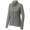 Sport-Tek Women's Light Grey Heather Sport-Wick Flex Fleece Full-Zip