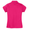 Sport-Tek Women's Pink Raspberry Contrast Stitch Micropique Sport-Wick Polo