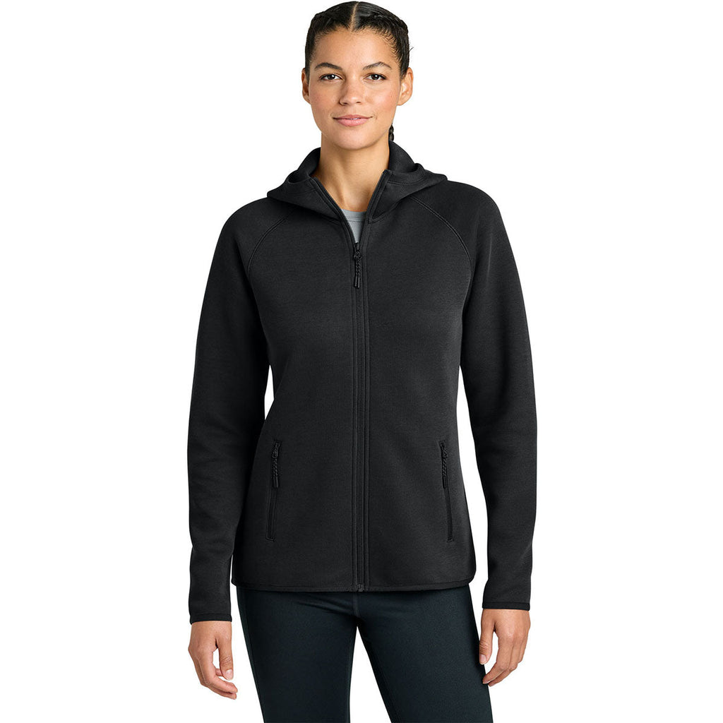 Sport-Tek Women's Black Phenom Full-Zip Hoodie