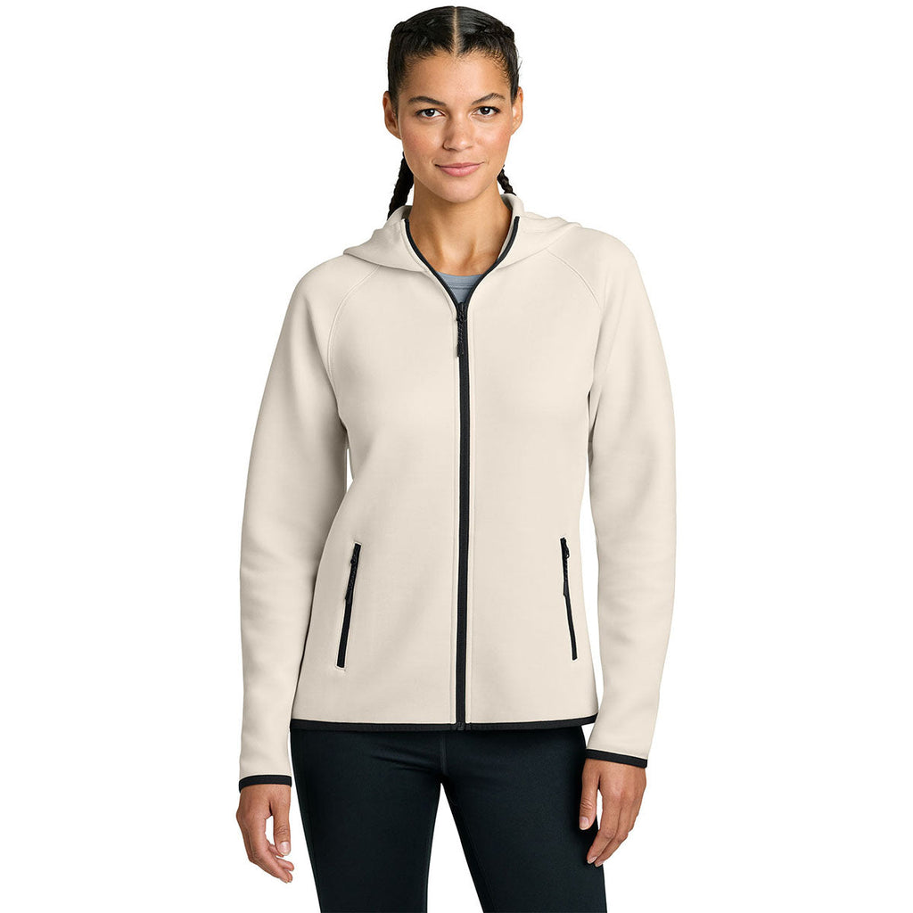 Sport-Tek Women's Ecru Phenom Full-Zip Hoodie