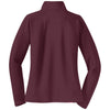 Sport-Tek Women's Maroon Sport-Wick Stretch 1/4-Zip Pullover