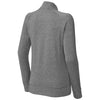 Sport-Tek Women's Charcoal Grey Heather Sport-Wick Stretch Full-Zip Cadet Jacket