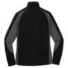 Sport-Tek Women's Black/Iron Grey Colorblock Soft Shell Jacket