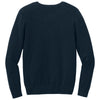 Port Authority Women's River Blue Navy Easy Care V-Neck Sweater