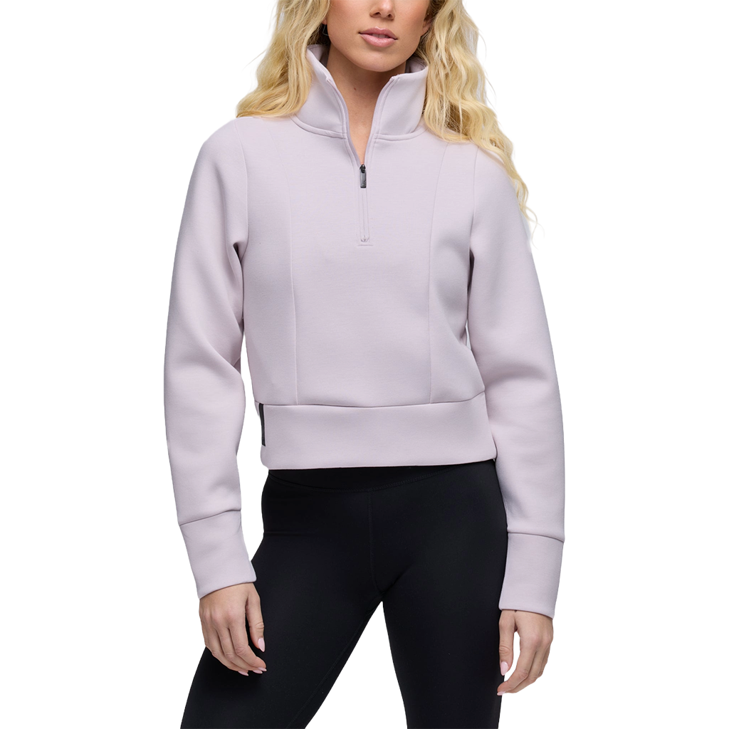 UNRL Women's Misty Rose LuxBreak Half-Zip Pullover