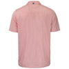 Cutter & Buck Men's White/Red Pike Eco Symmetry Print Stretch Recycled Polo