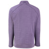 Cutter & Buck Men's College Purple Heather Peshastin Eco Fleece Recycled Half Zip Pullover