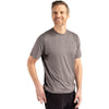 Cutter & Buck Men's Elemental Grey Coastline Epic Comfort Recycled Short Sleeve Tee