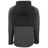 Cutter & Buck Men's Black Heather Peshastin Fleece Recycled Hybrid Jacket
