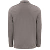 Cutter & Buck Men's Elemental Grey Coastline Epic Comfort Recycled Long Sleeve Polo