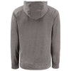 Cutter & Buck Men's Black Heather Adapt Knit Recycled Heathered Hooded Pullover