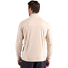 Cutter & Buck Men's Wheat Coastline Epic Comfort Recycled Quarter Zip