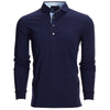 Greyson Men's Maltese Blue Apache II Long Sleeve Polo
