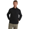 Marine Layer Men's Black Heather Corbet Quilted Pullover