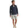 Marine Layer Men's Navy Heather Corbet Quilted Pullover