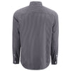 Cutter & Buck Men's Black/Elemental Grey Skyline Epic Confidence Recycled Gingham Long Sleeve Dress Shirt