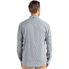 Cutter & Buck Men's Hunter/White Skyline Epic Confidence Recycled Gingham Long Sleeve Dress Shirt
