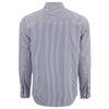 Cutter & Buck Men's Navy Blue/White Skyline Epic Confidence Recycled Gingham Long Sleeve Dress Shirt