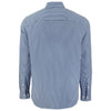 Cutter & Buck Men's Pale Blue/Navy Blue Skyline Epic Confidence Recycled Gingham Long Sleeve Dress Shirt