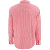 Cutter & Buck Men's Red/White Skyline Epic Confidence Recycled Gingham Long Sleeve Dress Shirt