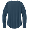 Mercer+Mettle Women's Insignia Blue Stretch Jersey Long Sleeve Blouson Top