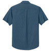 Mercer+Mettle Men's Night Navy Dash Print Short Sleeve UV Capital Tech Shirt