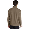 Mercer+Mettle Men's Warm Taupe Linear Texture 1/4-Zip