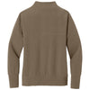 Mercer+Mettle Women's Warm Taupe Linear Texture 1/4-Zip