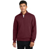 Mercer+Mettle Men's Burgundy Soft Spacer 1/4-Zip