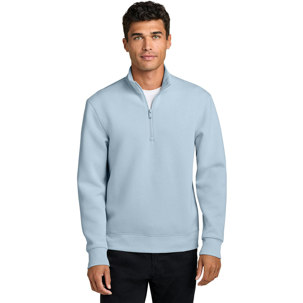 Mercer+Mettle Men's Celestial Blue Soft Spacer 1/4-Zip
