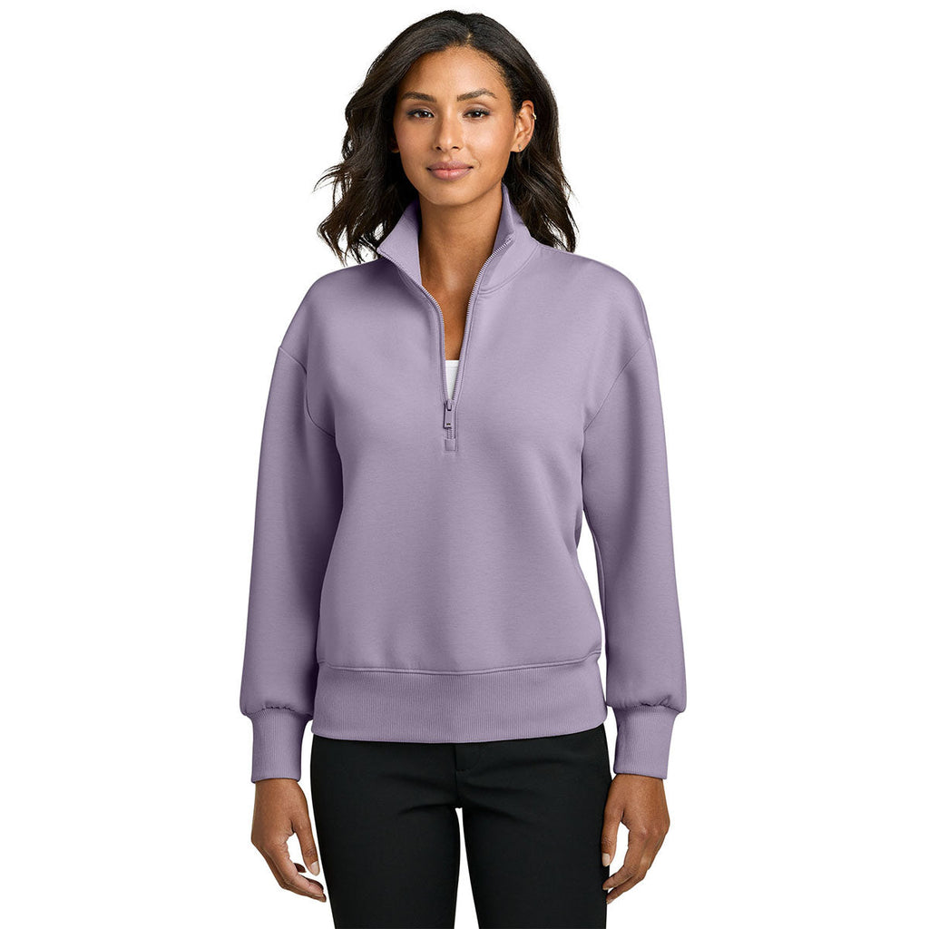 Mercer+Mettle Women's Purple Ash Soft Spacer 1/4-Zip