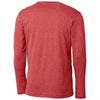 Clique Men's Cardinal Red Heather Charge Active Tee Long Sleeve