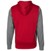 Clique Men's Cardinal Red Helsa Sport Colorblock Full Zip